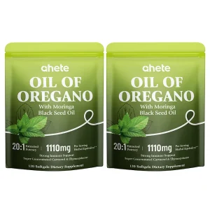 Oil of Oregano with Moringa Black Seed Oil Softgels