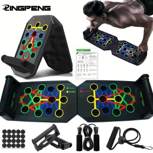 Portable Multifunctional Push-up Board Set With Handles